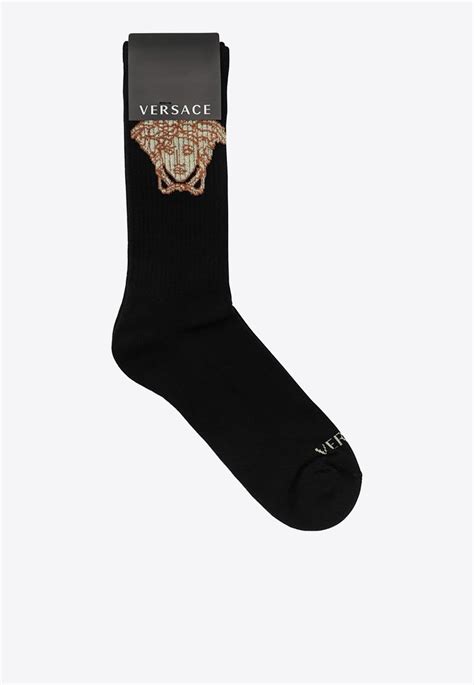 versace socks medusa|Versace Medusa Athletic Socks .